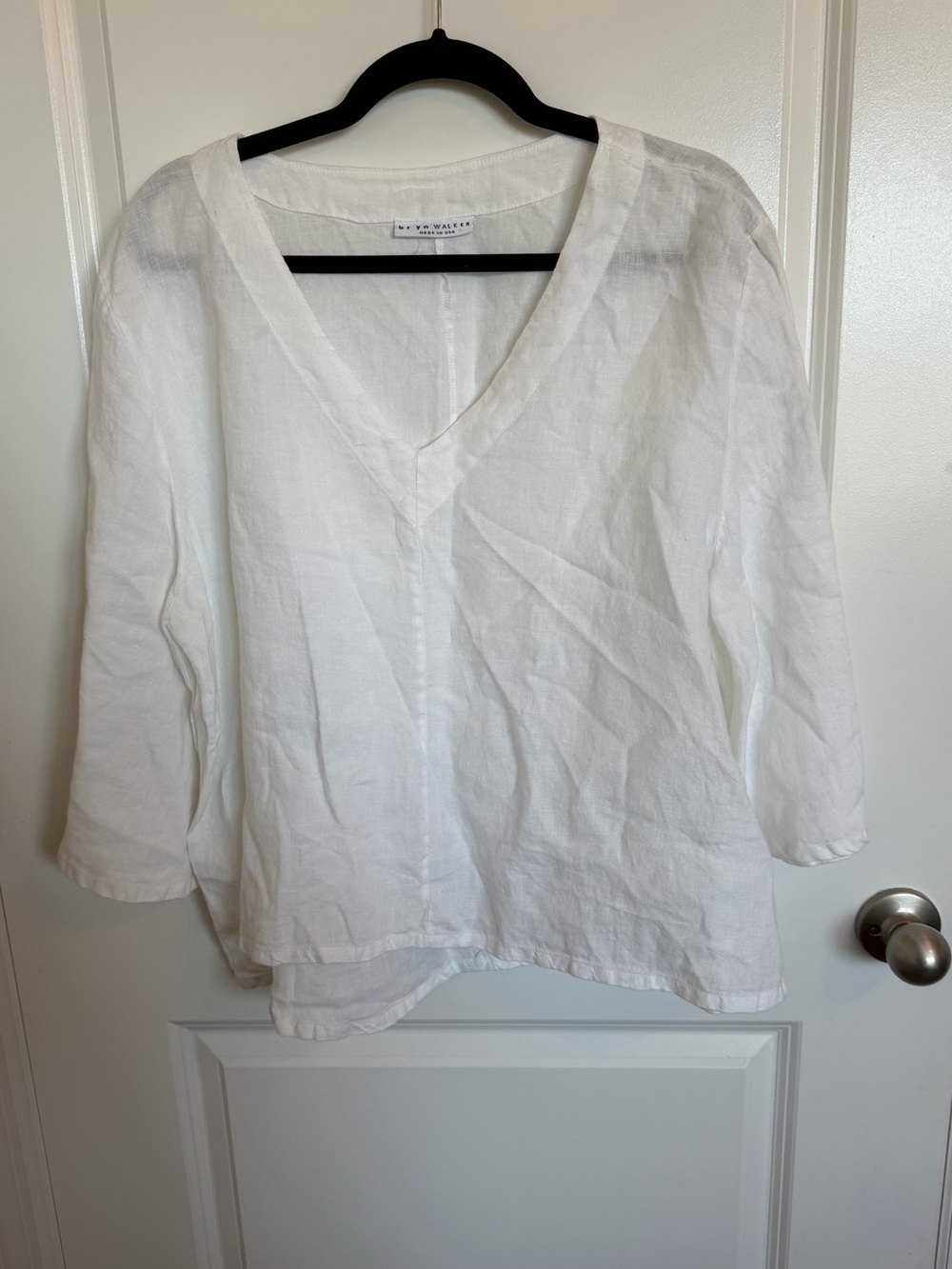 Bryn Walker 100% Linen Blouse Large
